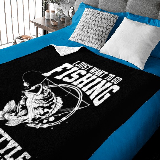 FISHING LIFE STYLE Baby Blankets