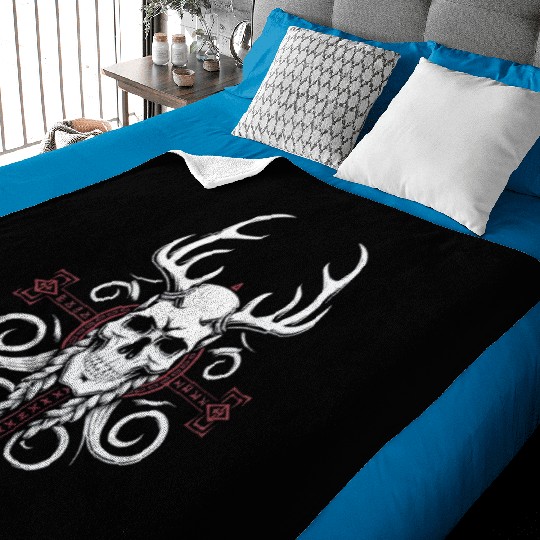 Asatru Valhalla Scandinavian Pride Norsemen Viking Baby Blankets