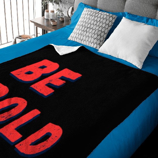 Be Bold: Fearless Expression Baby Blankets