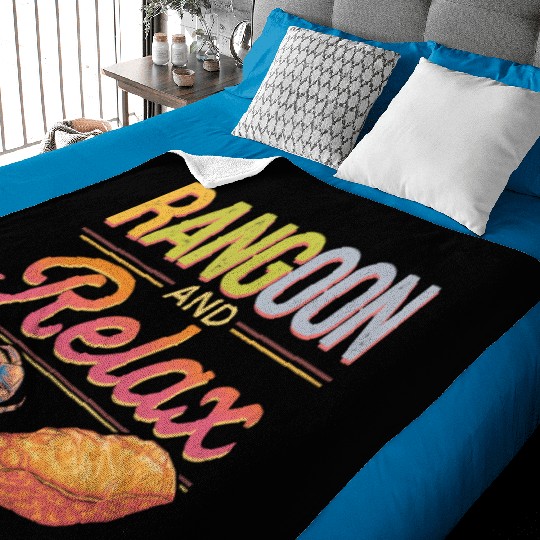 Crab Rangoon Lover American Chinese Sea Food Baby Blankets