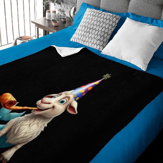 Party Animal Capricorn Baby Blankets
