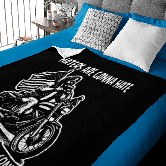 Haters Gonna Hate People They Can’t Control Baby Blankets