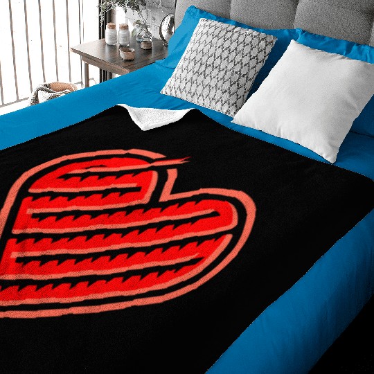 Snake Is My Valentine Baby Blankets