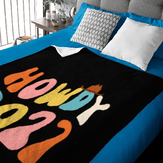 Howdy 2027 funny 2027 NYE Groovy Baby Blankets