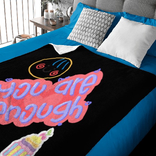 Truly you are enough for me-design by shahishop Baby Blankets