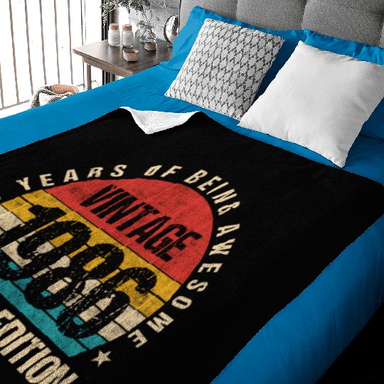 Vintage 1986 Limited Edition 39th Birthday Gift Baby Blankets