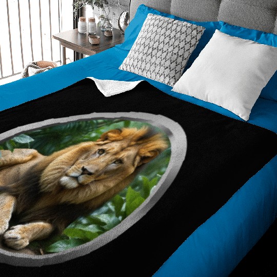 Lion Animal -1 Baby Blankets
