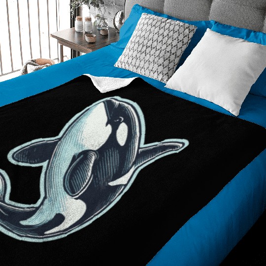Orca Baby Blankets