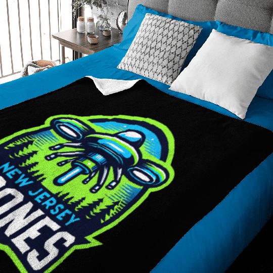 New Jersey Drones Baby Blankets
