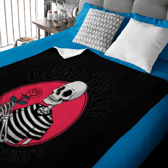 Valentine's Day Men's Baby Blankets | Dead Inside
