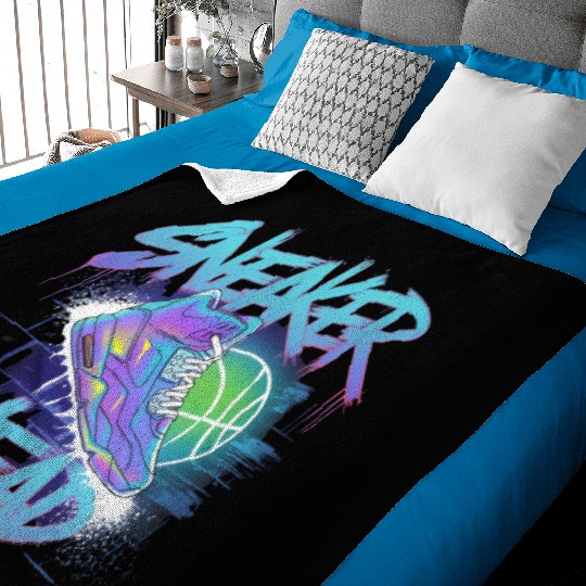 Unisex Urban Hype Old School Sports Jumpo Sneakers Baby Blankets