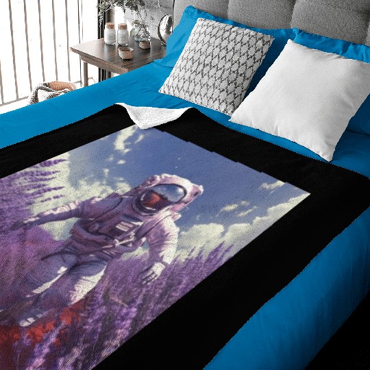 post nuclear lavender farmer Baby Blankets