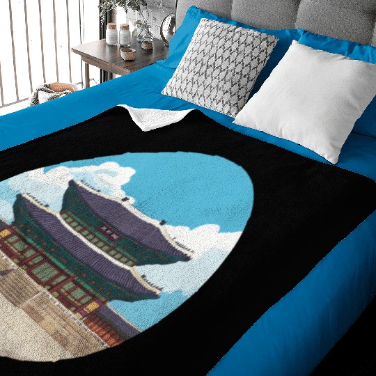 Old school Chinese kung fu Baby Blankets