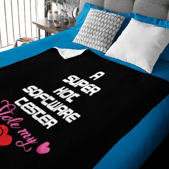 A Super Hot Software Tester Stole My Heart Valenti Baby Blankets