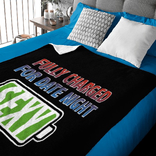 Sexy - Fully Charged for Date Night Baby Blankets