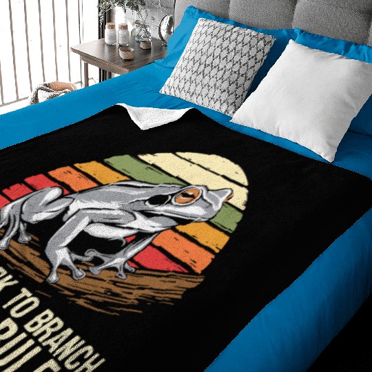 Gray Tree Frog Lover Animal Amphibian Froggy Toad Baby Blankets