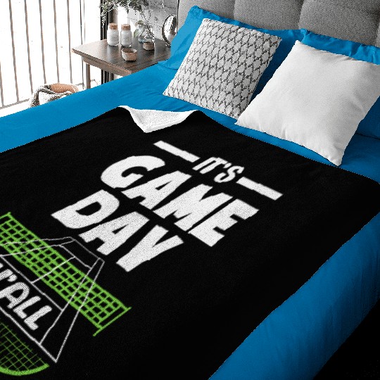 Tennis Game Day Y'all Vibes Baby Blankets