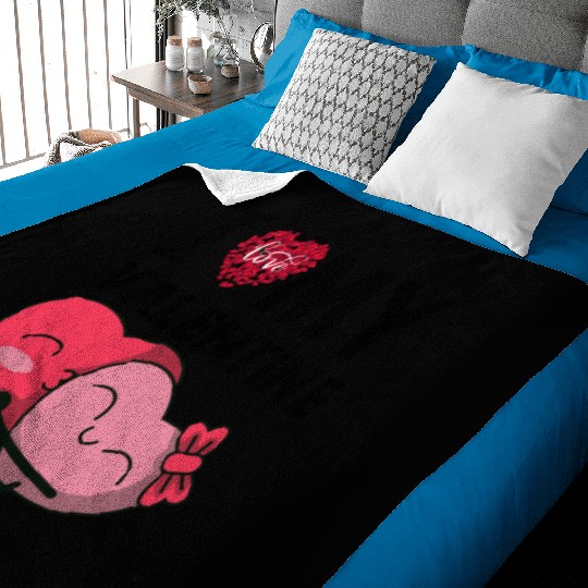I Love My Valentine Special Valentines Day Gifts Baby Blankets