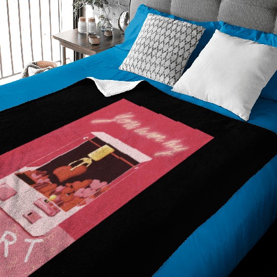 Retro Valentine Claw Machine You Won My Heart Baby Blankets