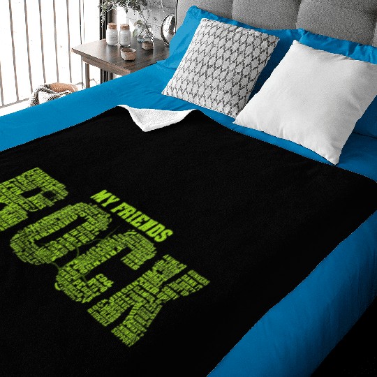 My Frineds fraternity Baby Blankets