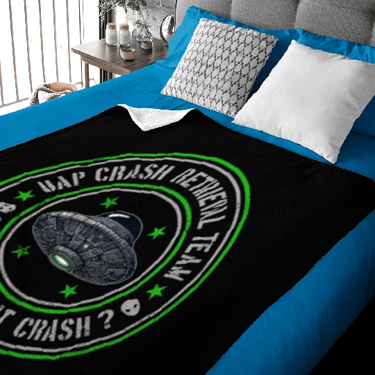 UAP Crash Retrieval Team | Orbs UFOs Aliens UAPs Baby Blankets