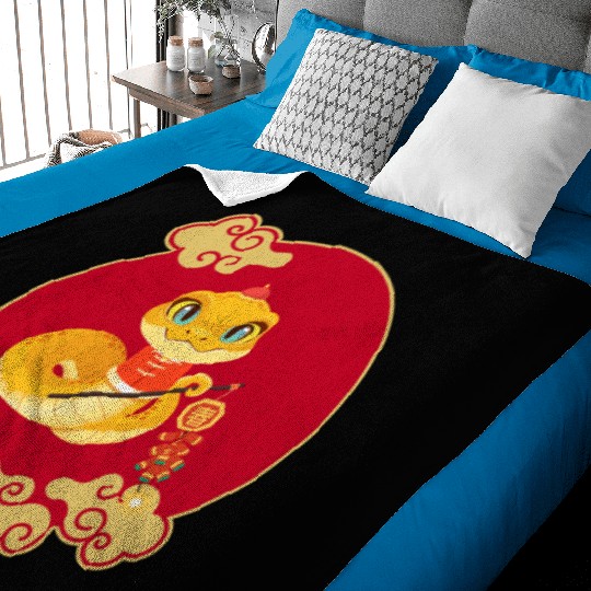 "Lunar New Year Lucky Baby Blankets