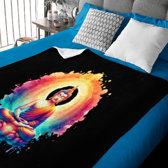 Music Festival Baby Blankets - Colorful Yoga Outfit