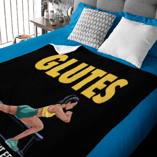 Bulgarian Squat Exercise Fitness Workout Gym Baby Blankets