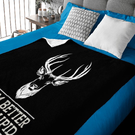 Funny Valentine's Day Cupid Baby Blankets