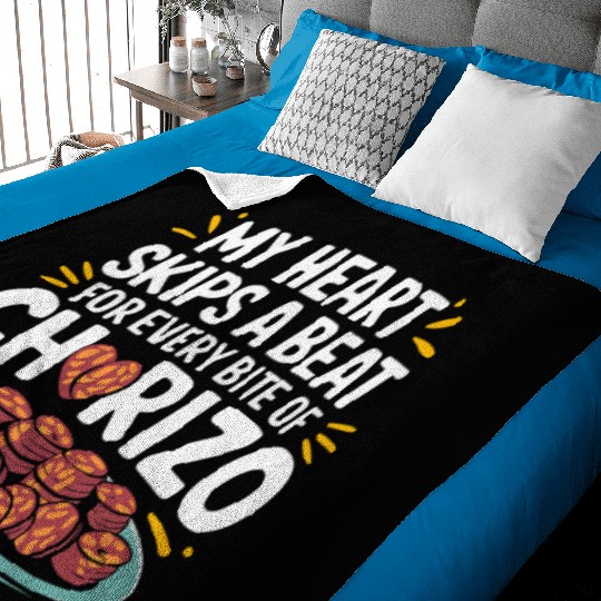 Chorizo Mexican Food Mexico Cuisine Foodie Sausage Baby Blankets