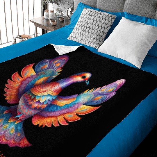 Libra Spirit Animal Dove Alebrije Female Baby Blankets