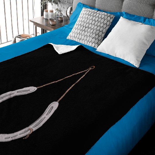 Horseshoe to bring you good luck Baby Blankets