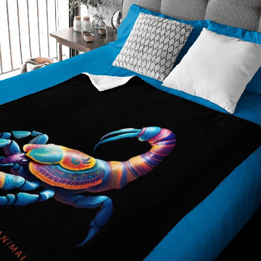 Scorpio Spirit Animal Scorpion Alebrije Male Baby Blankets
