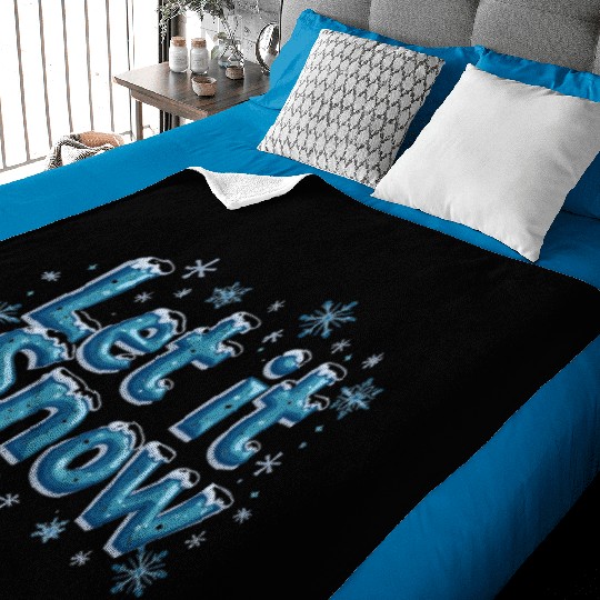Let It Snow – Embrace the Winter Magic! Baby Blankets