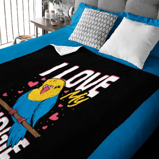 Budgie Care Talking Bird Australian BudgiE Baby Blankets