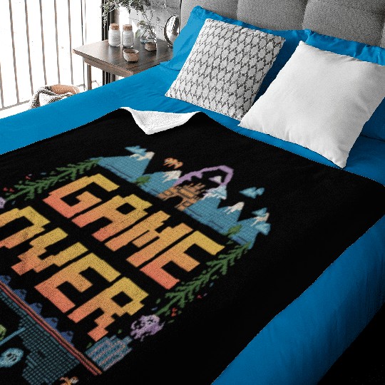 Nostalgic Retro Gamer Apparel Baby Blankets