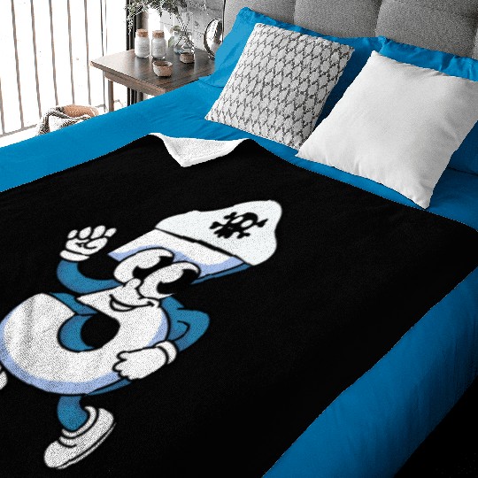 Number Three Pirate Treasure Hunter s Triumph Baby Blankets