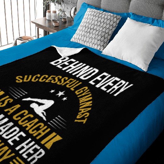 Gymnastics Gym Fitness Sports Training Baby Blankets