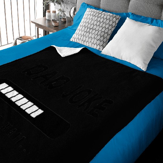 Dad joke loading funny Design Baby Blankets