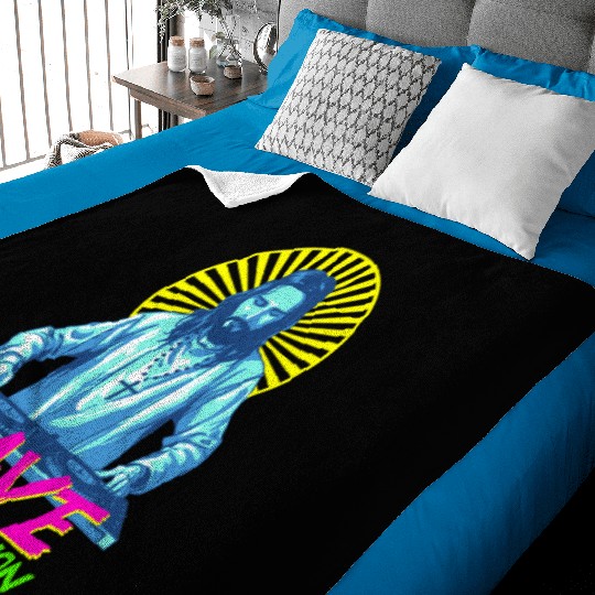 Rave Techno House Party EDM Festival Goa Electro Baby Blankets
