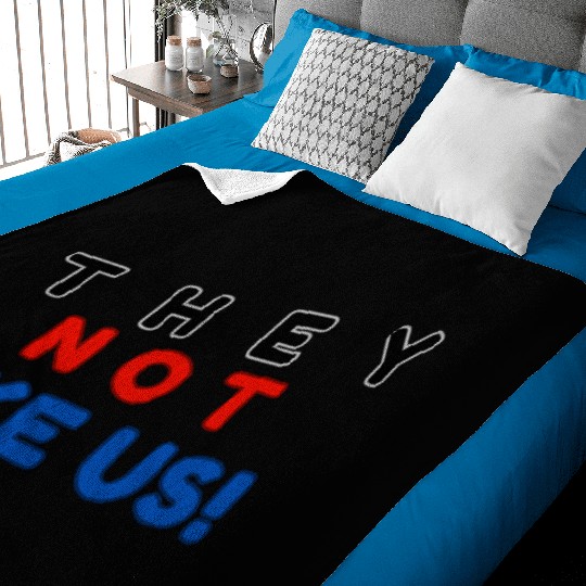 They Not like Us Baby Blankets