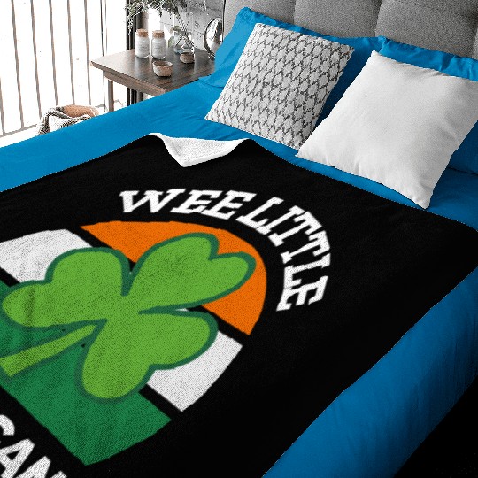 Wee Little Hooligan Great Saint Patrick Day Gift Baby Blankets