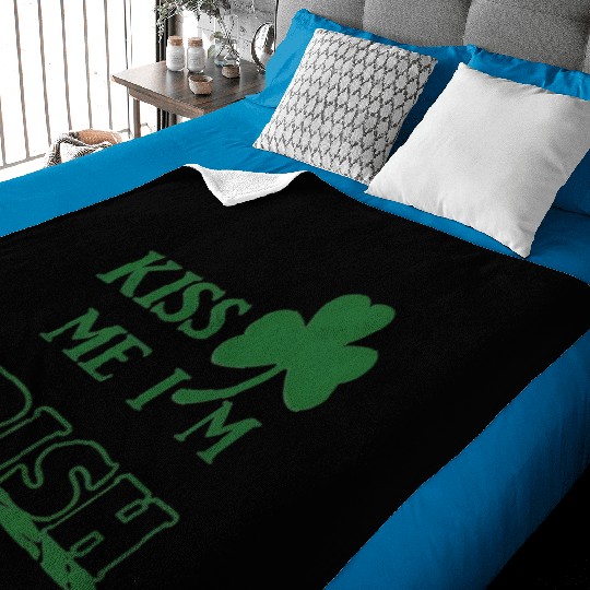 Kiss Me Im Irish 2025 Baby Blankets