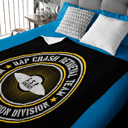 UAP Crash Retrieval Team | Orbs UFOs Aliens UAPs Baby Blankets