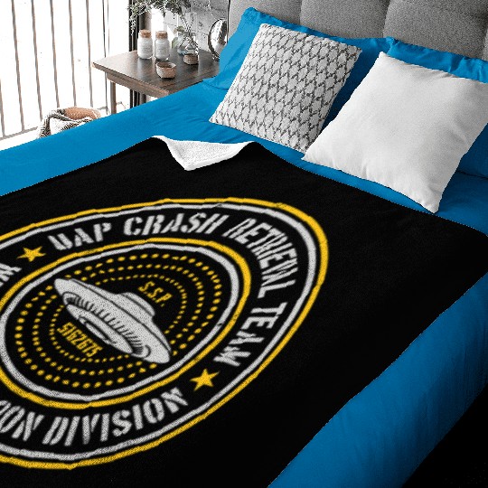 UAP Crash Retrieval Team | Orbs UFOs Aliens UAPs Baby Blankets