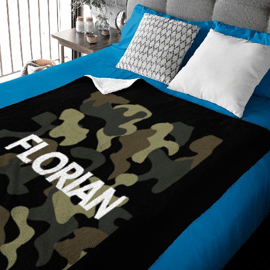 Florian Name Baby Blankets Men Good Quality Camouflage
