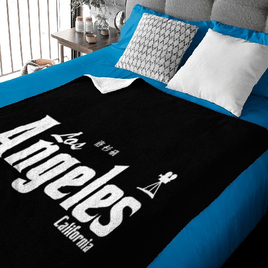 Los Angeles Baby Blankets