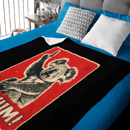 Dayum! – Funny Koala Reaction Baby Blankets