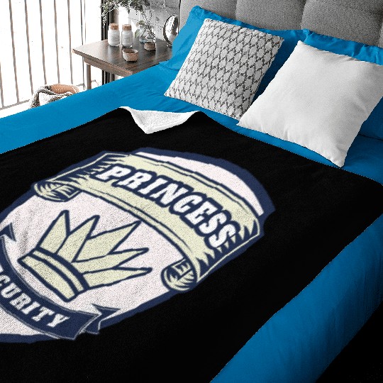 princess security birthday Baby Blankets