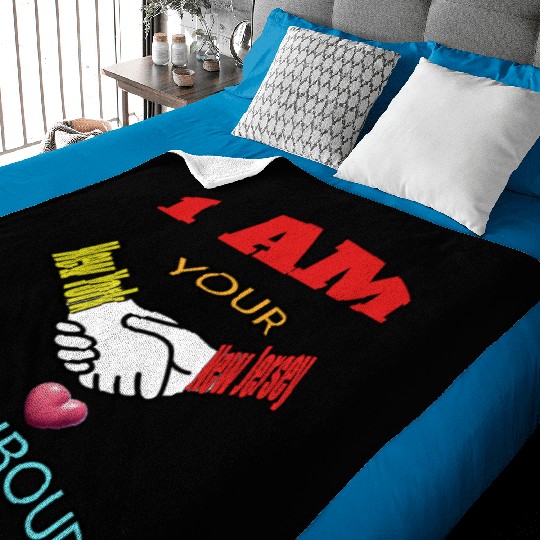I AM YOUR NEIGHOUR NEW YORK AND NEW JERSEY Baby Blankets
